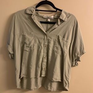 Army green button up!